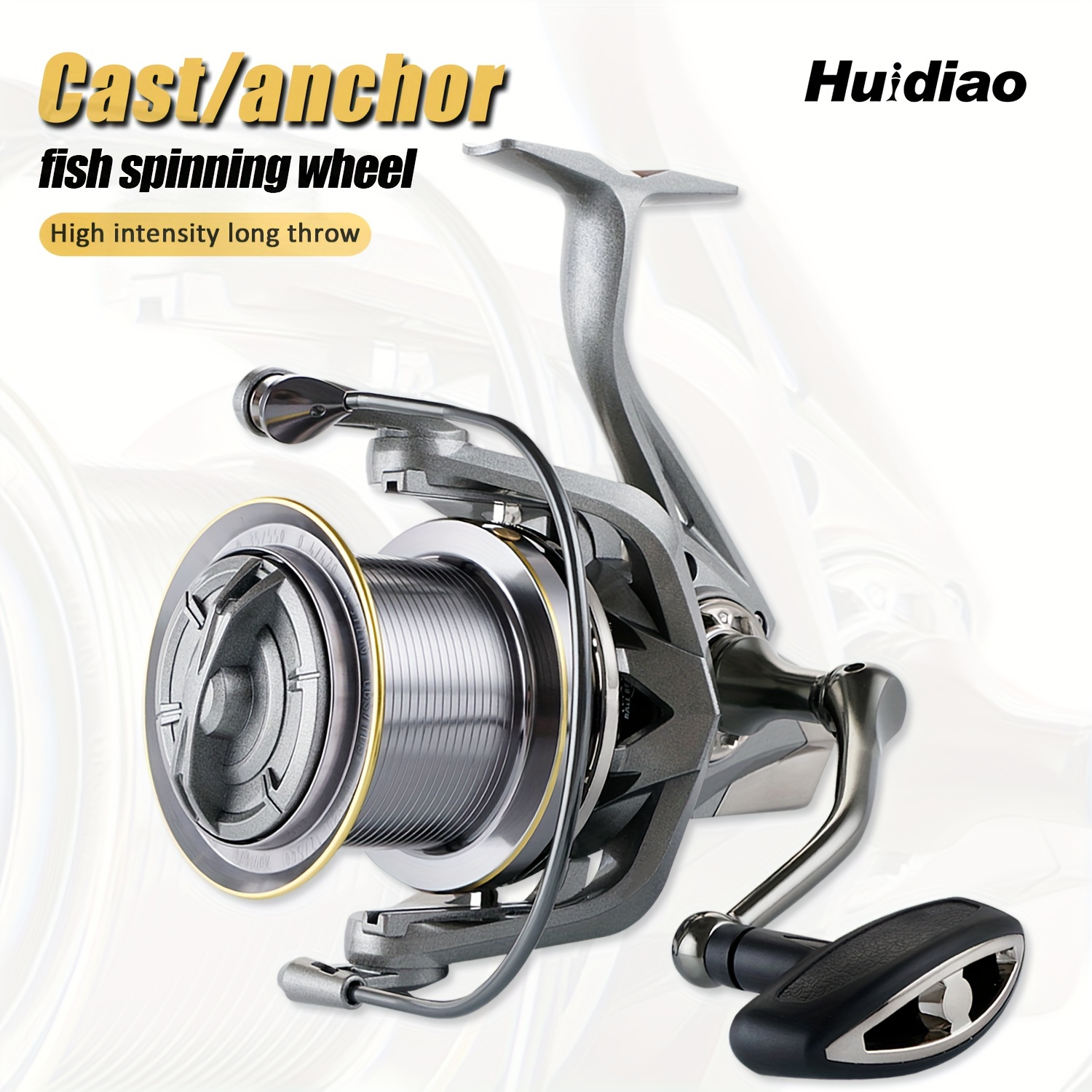 

Stainless Steel Bearing Fishing Reel 8000 9000 10000 12000 14000 25kg Powerful Reel Saltwater Drag