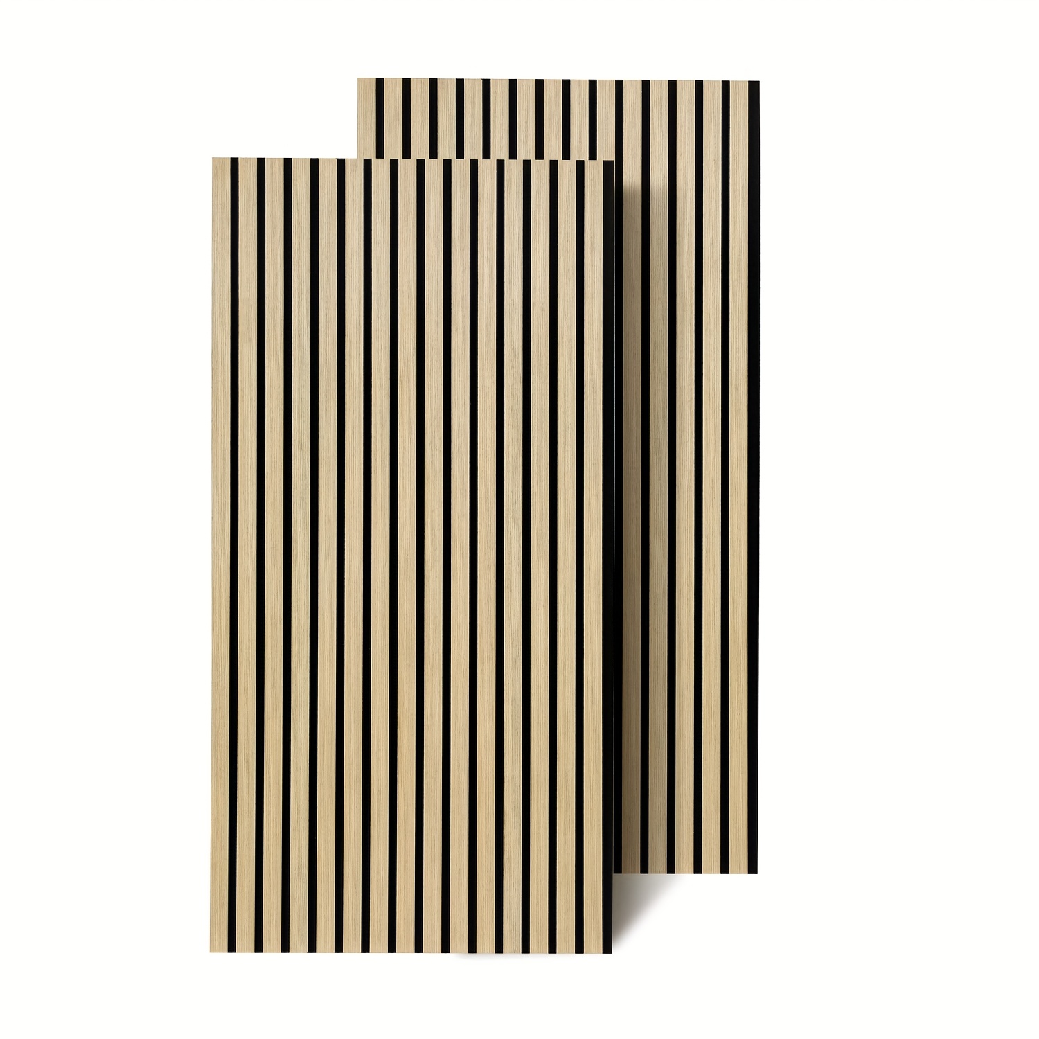 Image of Sound-absorbing Panel Measuring 120x60x2.1cm, Featuring A Grid Design, Model 27-13, In The Color 7188c Natural Wood, In Packs Of 2
