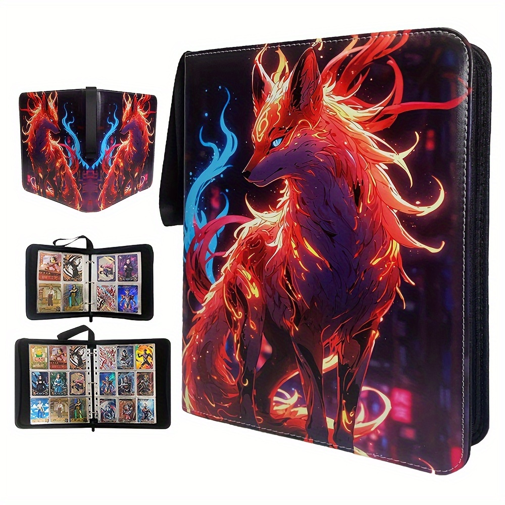 

1pc Trading , Zippered Album, 50 Removable Double- Hd , For Mtg, Tcg, & , Age 14+