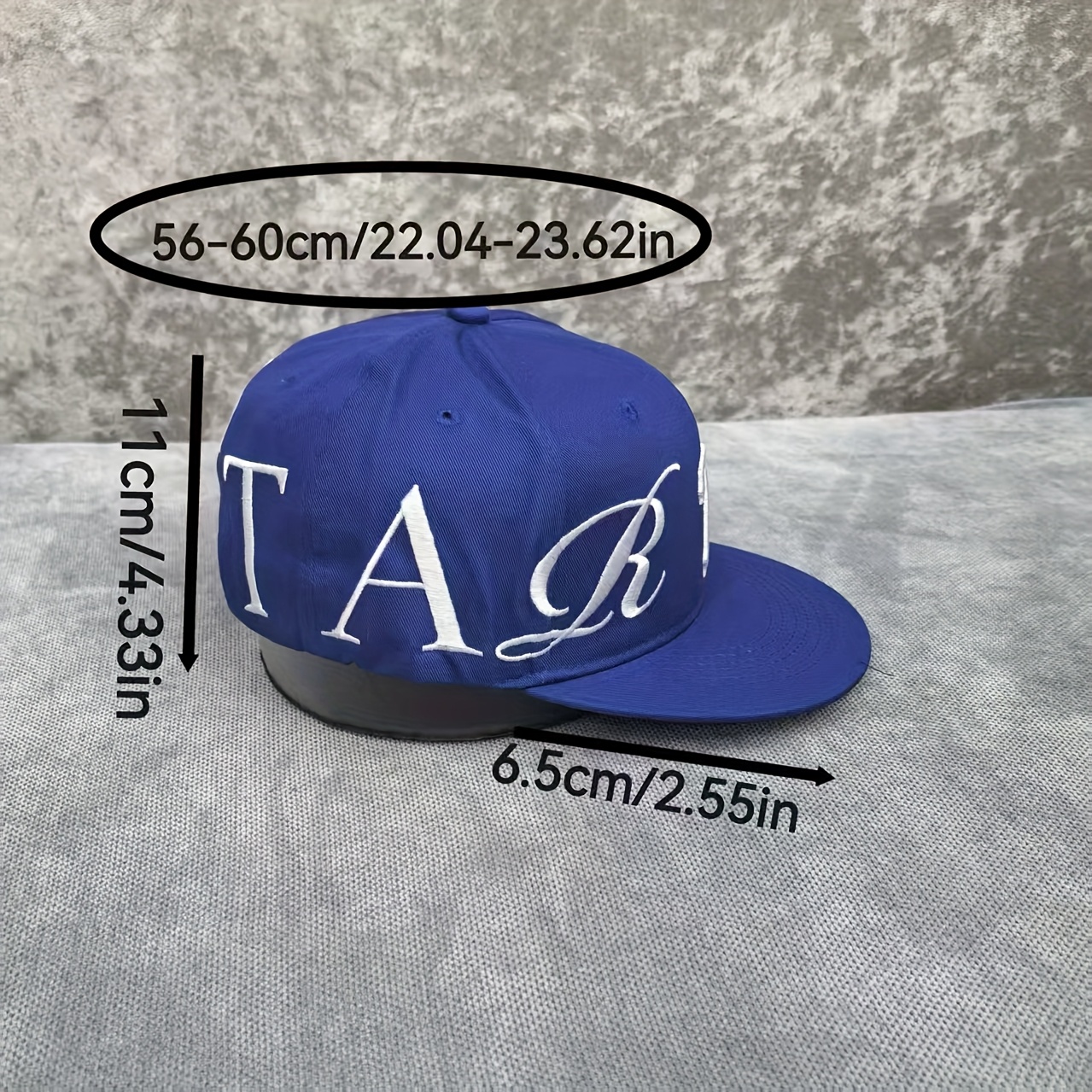 mens womens embroidered flat brim baseball cap adjustable  display picture 1