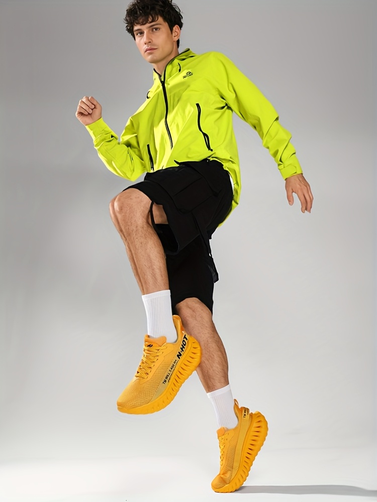Sneakers, Men's Outdoor Trail Running Shoes, Breathable, Shock Absorption, Lightweight, Soft Sole, Training Mesh, Casual Fashion