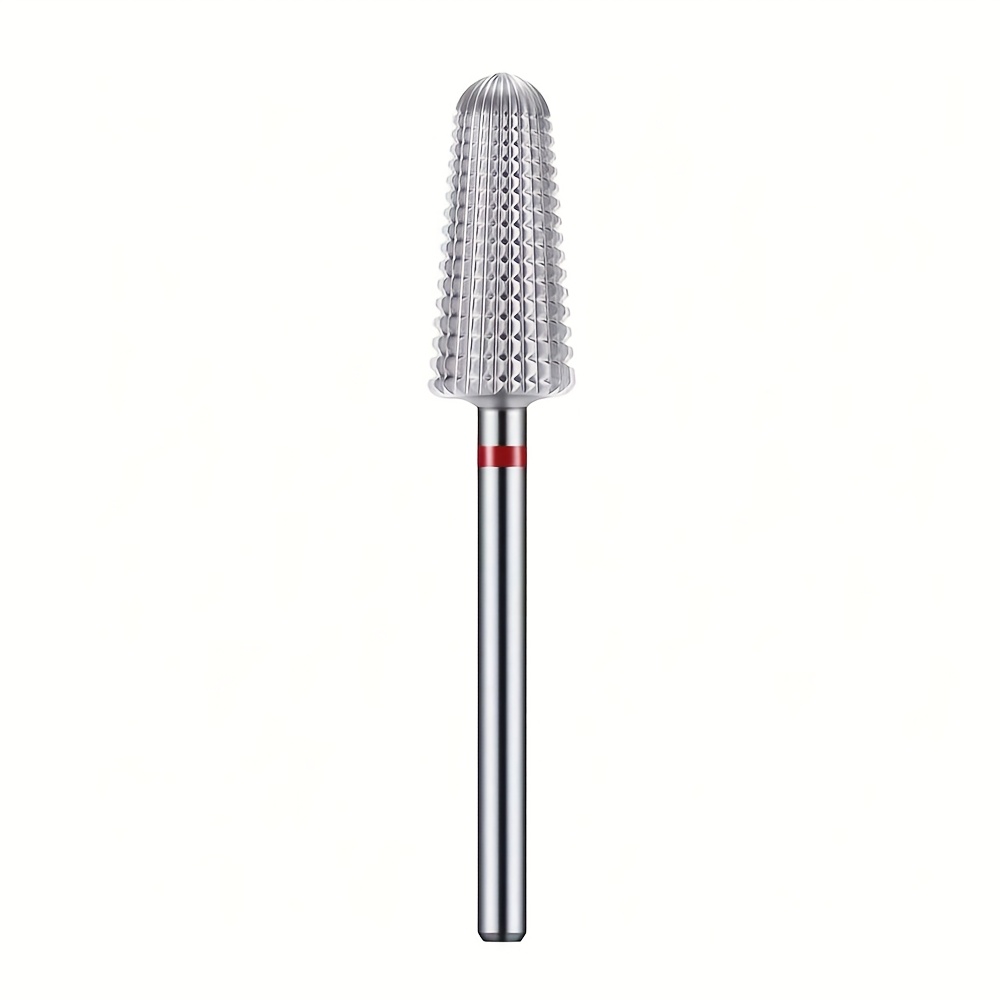 1pc Tornado Nail Drill Bits, 3/32'' Carbide Bits, Suitable For Manicure Pedicure Cuticle Gel Polishing, Salon Bit