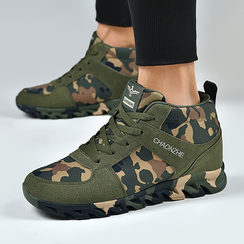 mens casual camouflage shoes thick soles designed outdoor  display picture 3
