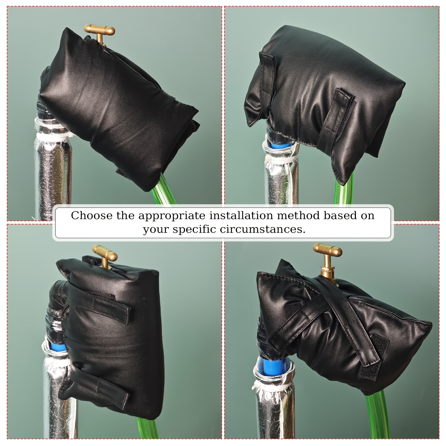 1pc Heavy-Duty -Like Outdoor Faucet Cover - /EU Male Threaded, Freeze-Proof Winter for Outdoor Water Spigots, Easy Installation (Compatible with,, and Faucets)