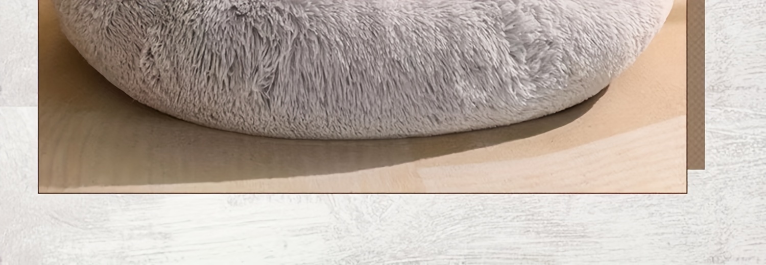   paw shaped pet bed dog nest long plush soft dog sleeping bed cushion sofa Product details 4