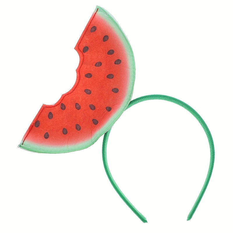 3d Watermelon Headband, 3d Watermelon Hairband For Adults, 1pc