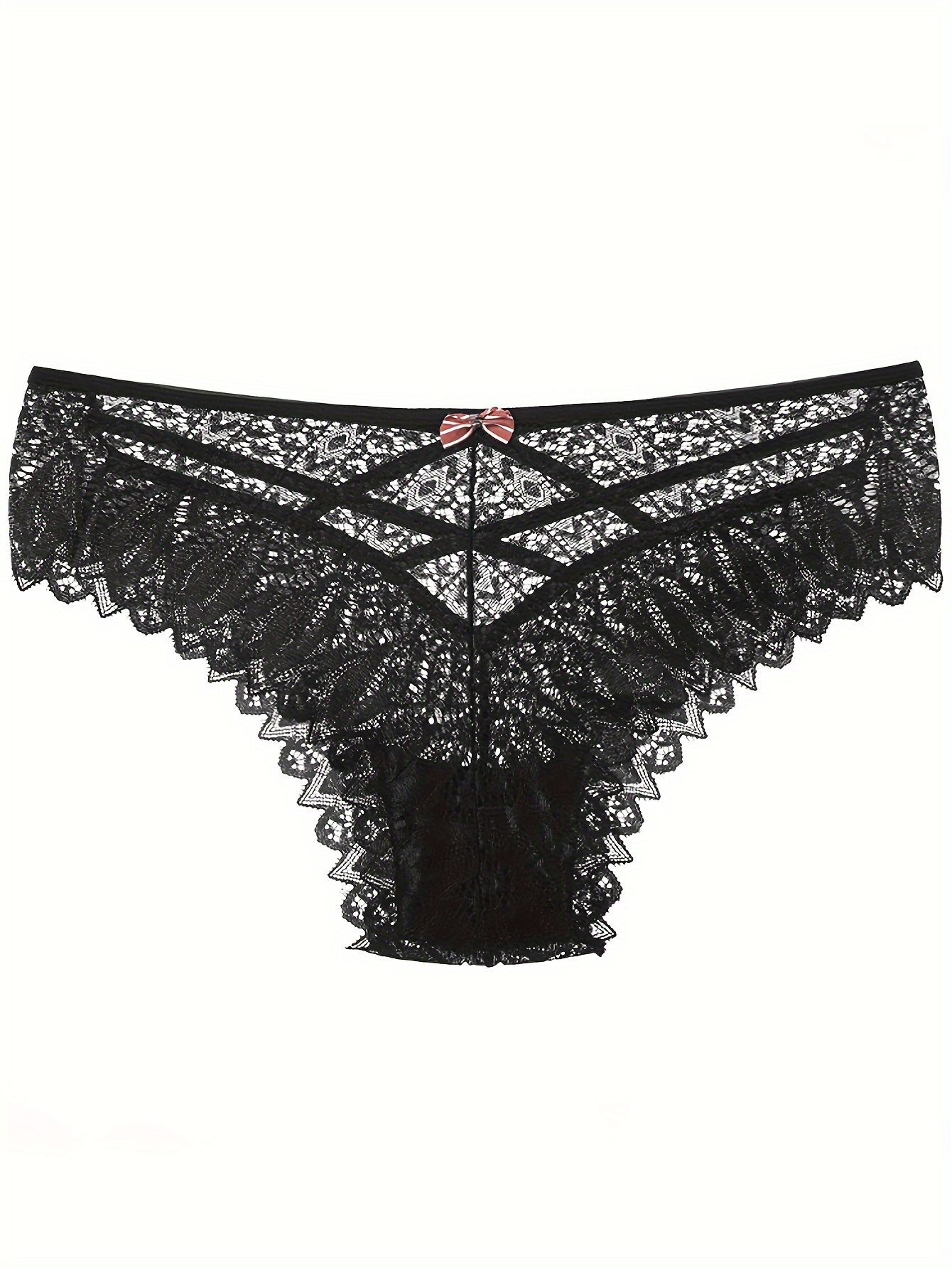 Womens Sexy Panties Lace Hollow Out Low Rise Thong Briefs Lingerie  Underwear l