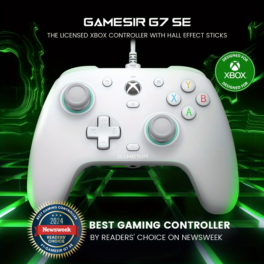 

Gamesir Wired Controller For Xbox |s, Xbox Controller With Hall Effect Sensing Joystick, Works With Xbox 1 And /11, Officially Licensed For Xbox For Christmas Gift Gift