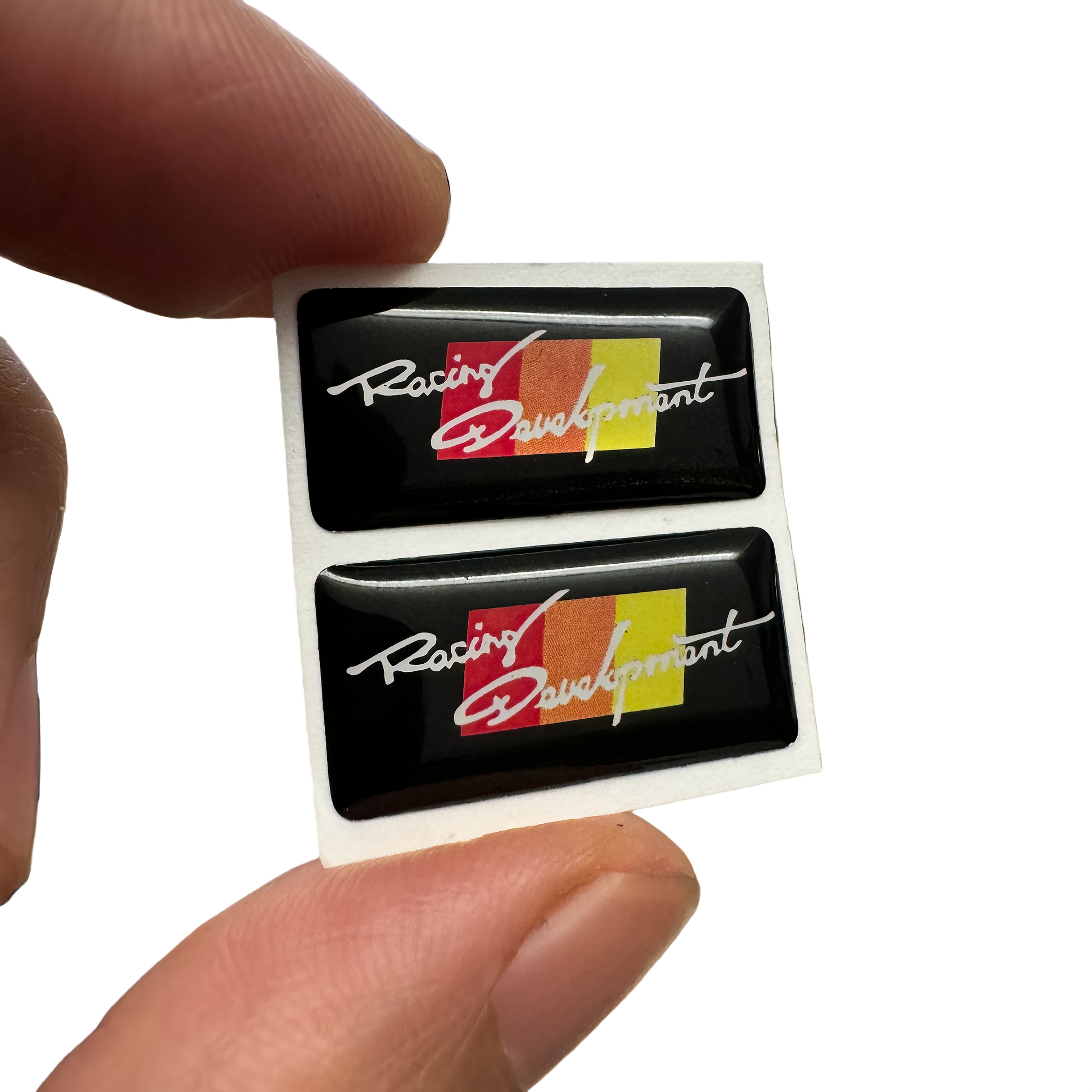 TEMU 2pcs Automotive Badge Emblem Decals For Corolla Rav4 Hilux Camry Chr Yaris Tacoma Tundra 4runner - Durable Pvc Car Stickers With Vibrant , ,