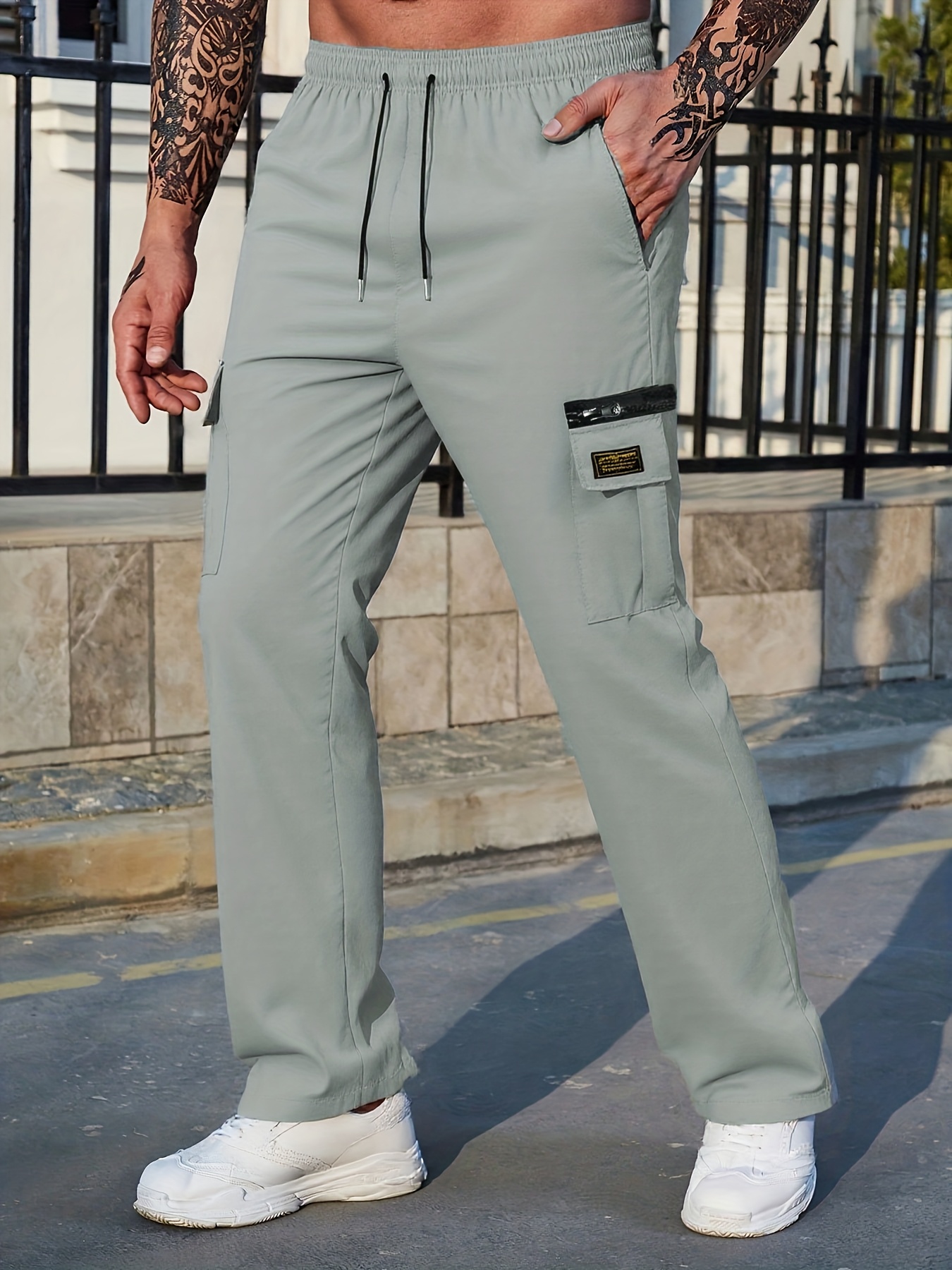 Heren Heavy-Duty Cargo Broek - Loose-Fit Werkbroek