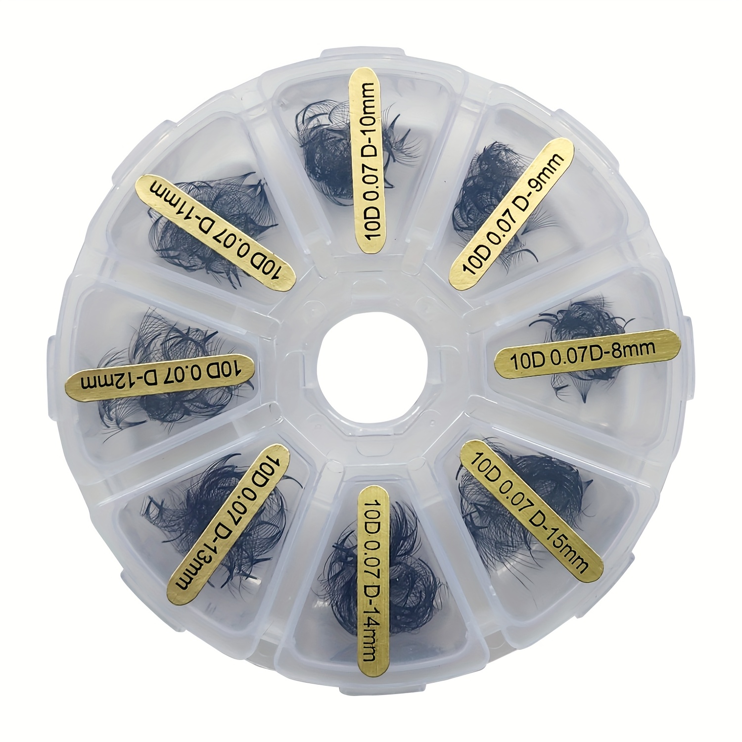Image of Ailaishi Premade Fans Lashes 10d Pre Made Volume Fans Eyelash Pointy Base Lashes Mink Loose Fans 8-15mm Mix D C