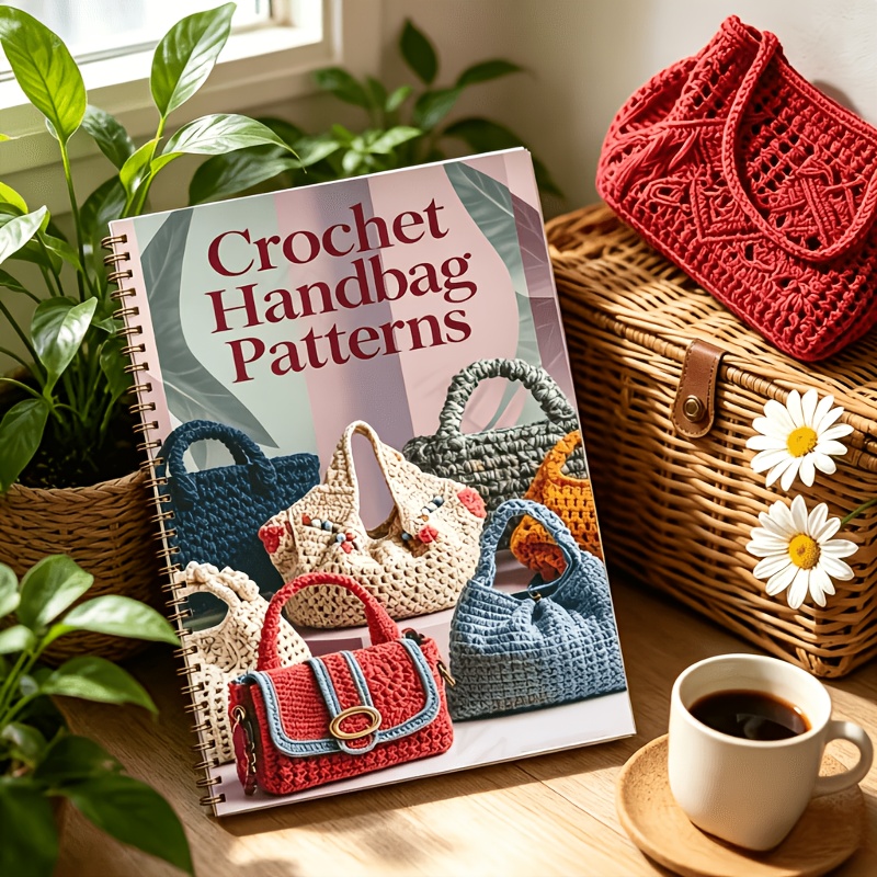 TEMU Guide de de Sacs au Crochet, Inclut des de de Sacs, Convient aux Débutants et aux Passionnés de Crochet