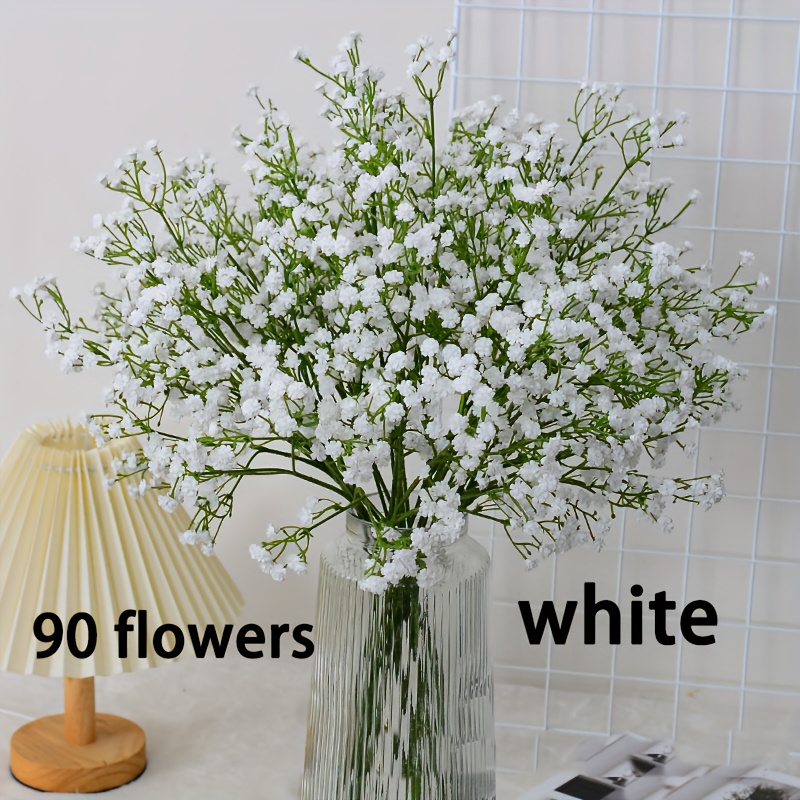 

6 Soft Baby's Breath Artificial Flowers Holiday Decoration Wedding Outdoor Decoration Flowers