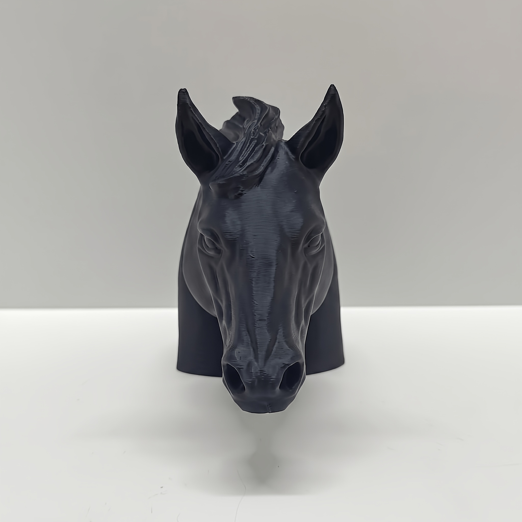 TEMU Horse Head Tow Hook Cover - 3d Printed Horse-themed Car Accessory Suitable For Suvs & Off- Vehicles, No-drill Installation, Horse-shaped Rear