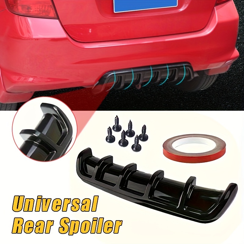 

1pc Universal Rear , 67cm Black Abs Plastic, Car & Decoration, Bumper Deflector, Left Side , For Car Decoration Line, Suitable For Models