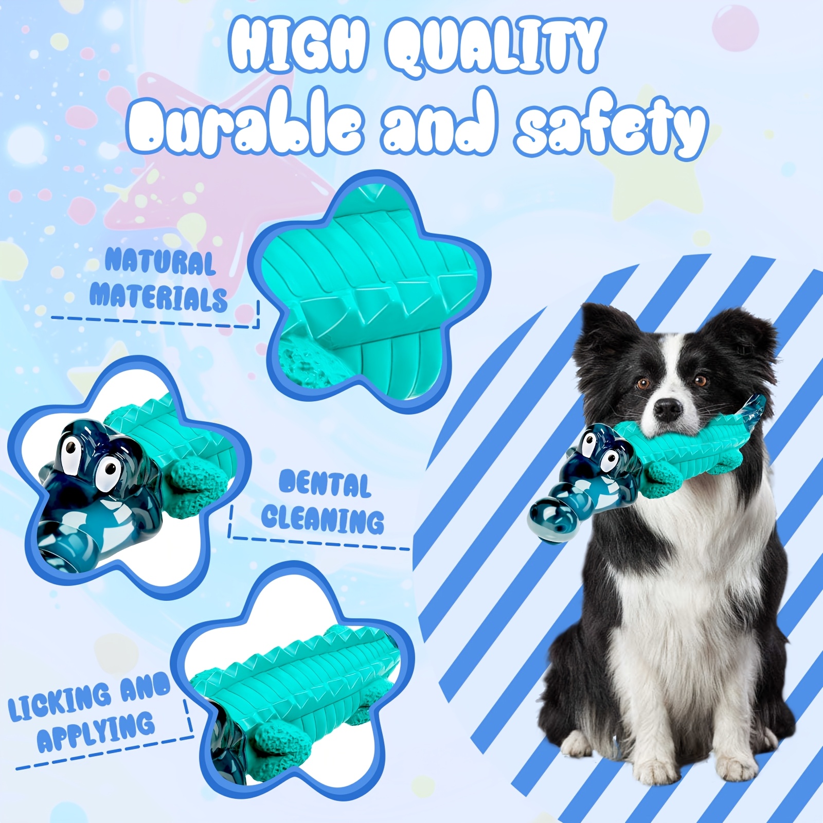 Indestructible Dog Chew Toys: Dog Toys For Large And Medium Dogs - Dog Toys For Dogs Who Like To Chew - Tough Dog Toys