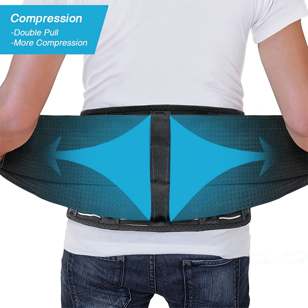 Adjustable Compression Lumbar Back Brace Sports Waist Trainer Belt