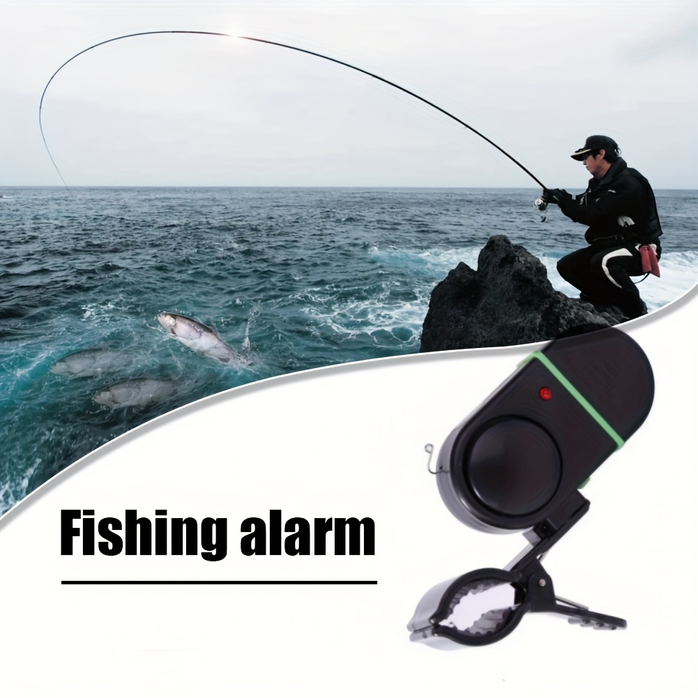10pcs Electronic LED Night Fishing Rod Bite Alarm Double Bell Sea Fishing  Tools