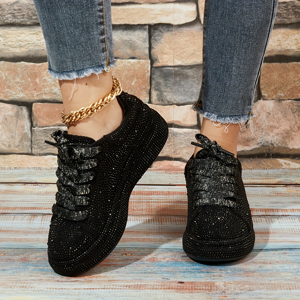 

Sparkly Sneakers For Women Party Prom Club Sneakers Sporty Fashion Casual Sneakers