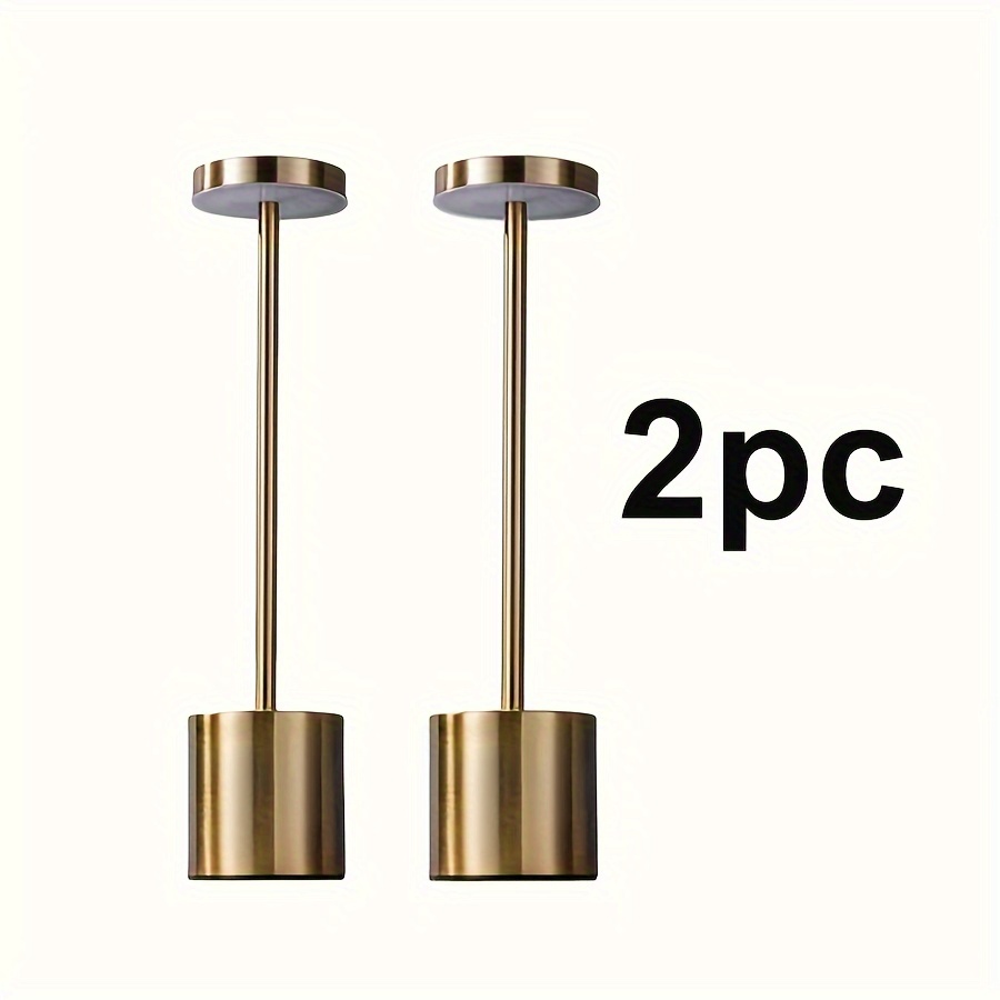 2pcs   dimmable table lamp metal led table lamp wireless portable mood light 3   rechargeable suitable for   living rooms decorative bedroom tables usb interface usb lighting fixtures
