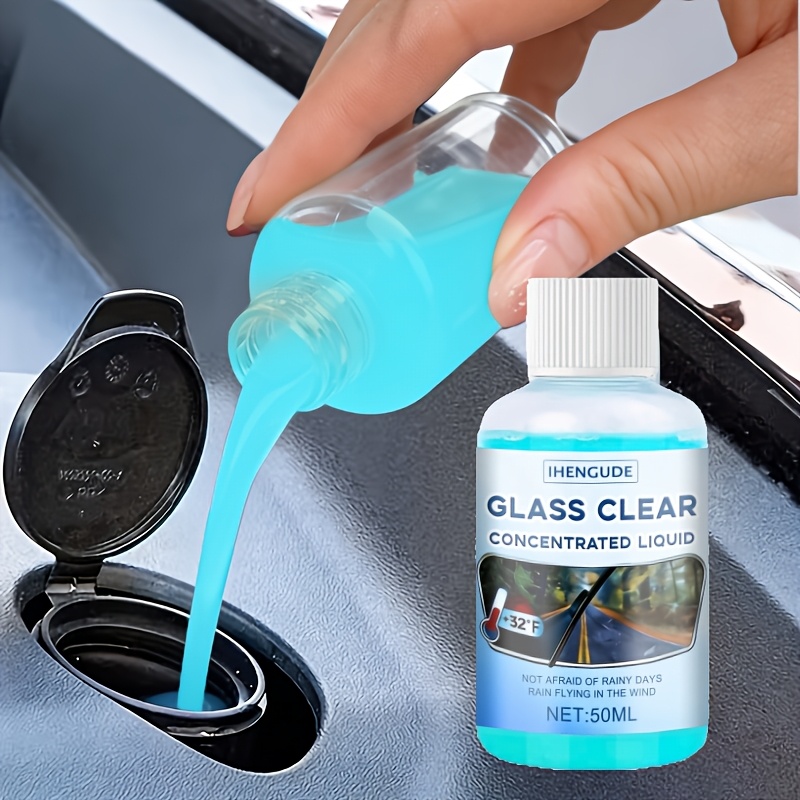 automotive   glass concentrated coating waterproof windshield wiper fluid maintains smoothness provides rain and anti fog protection without   and quickly restores clear visibility to the glass