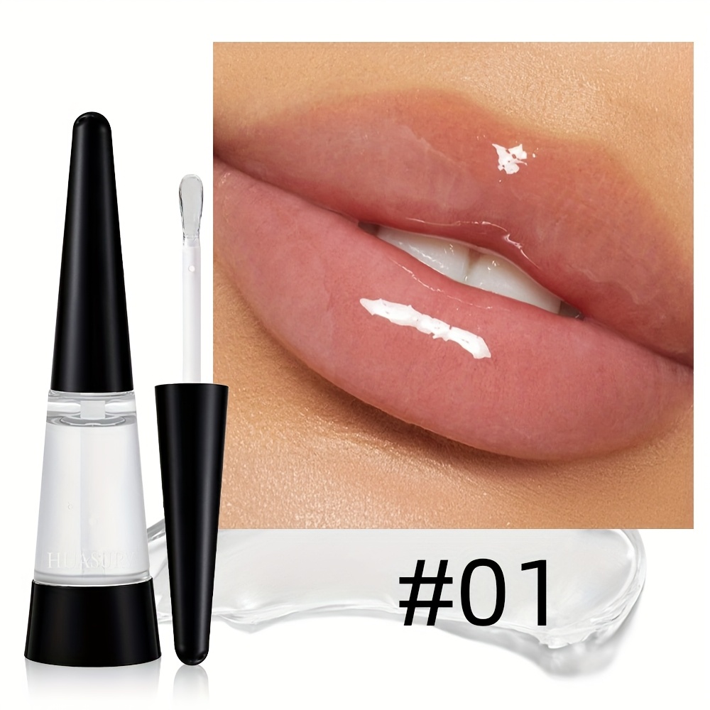 Image of [merry Christmas][1pc] Huasurv Plumping Lip Oil - Non-drying, Non-sticky, Moisturizing Lip Makeup With A Glossy End, , , Glossy Lip Balm, Moisturizing Lip Oil Hs5076-01