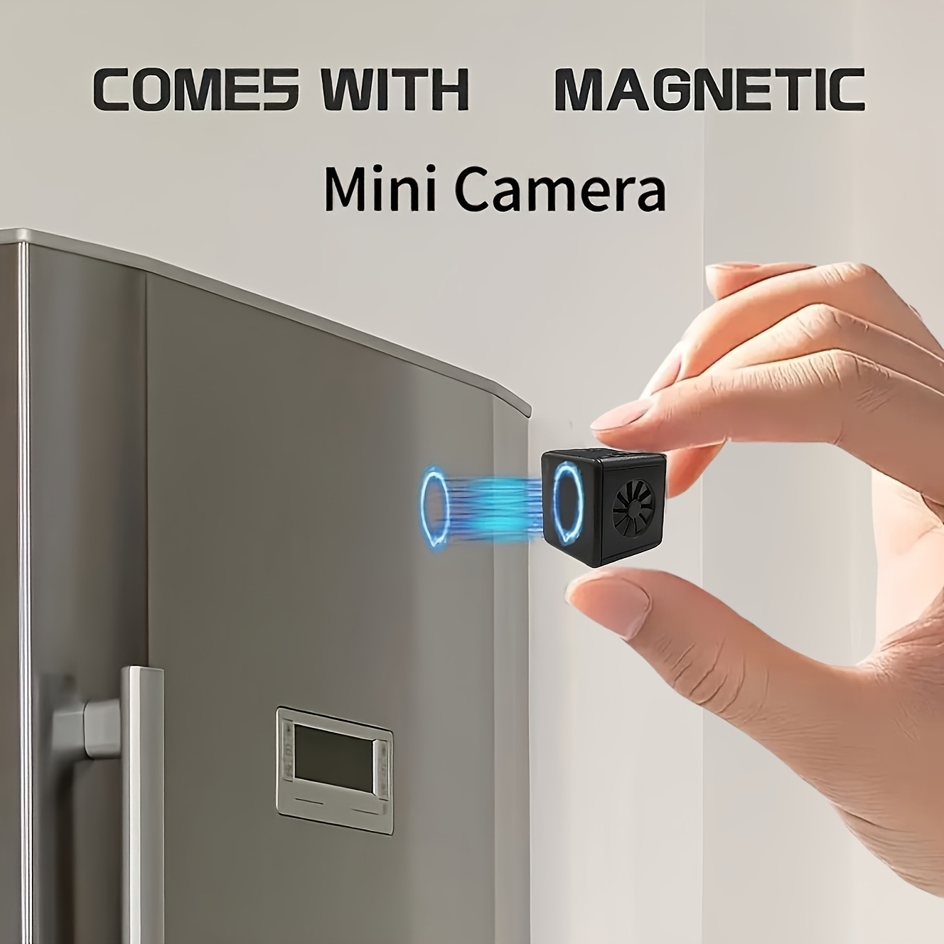 2k mini wireless security camera with 2 4g wifi and   continuous video recording magnetic mount   camera indoor surveillance for   monitoring usb battery powered   sd card cloud storage Product details 1