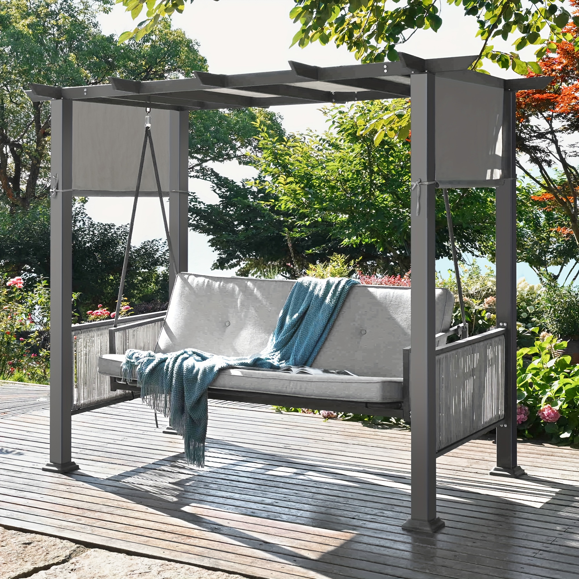 Silla columpio de jardin online