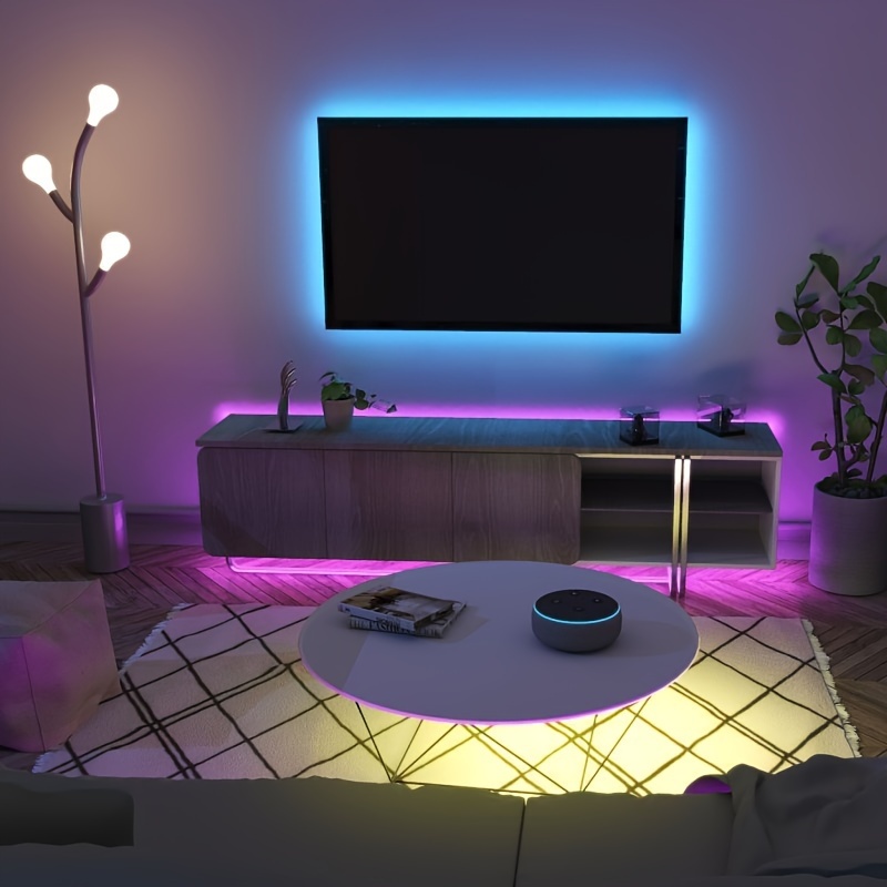 16 4ft 5m 5050 rgb strip lights wireless control led strip lights usb powered strip lights for any room dimmable led strip light valentines day decorations bedroom living room home christmas party decoration decoration details 4