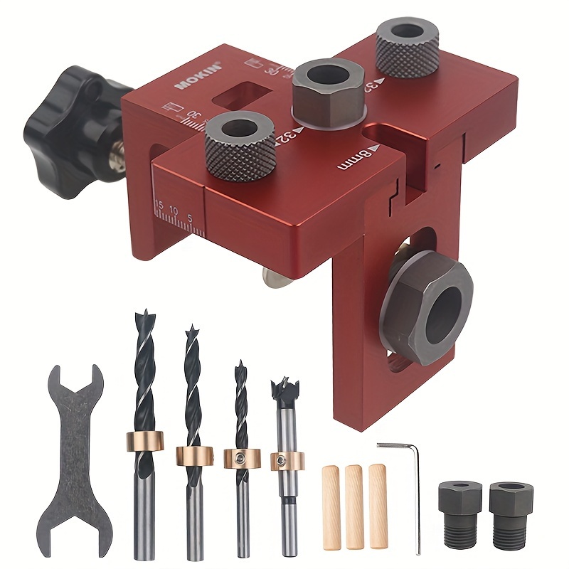 E-shop Entfesseln Sie Ihr DIY- mit diesem universellen 3-in-1-Holzverbindungsdübellehren-Set!