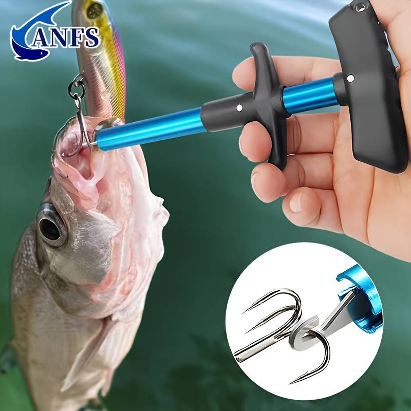 Set Da 3 Pezzi Per Rimozione Amo Da Pesca - Bastone Abbatti Pesci In Alluminio, Pinze Multifunzione In Acciaio Inox E Sfilamo Per Pescatori