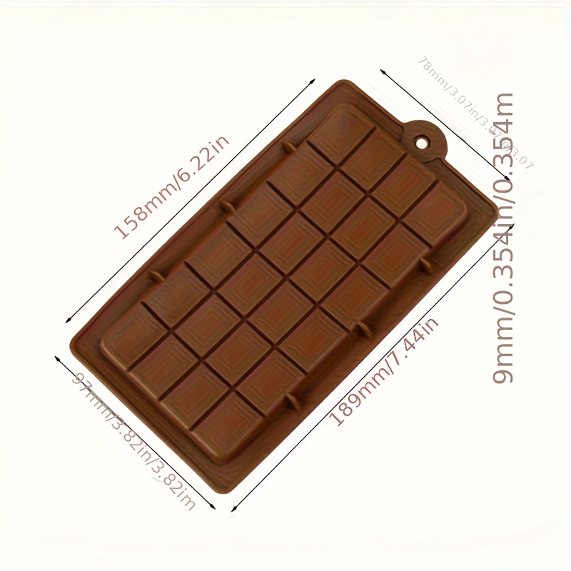 Shaon Silicone Molds 1pc Silicone Chocolate Molds | Reusable Baking Molds, Brown And Energy Bar Moulds, Bakeware, Uncharged Kitchen Gadgets, Back To , , Halloween, Party