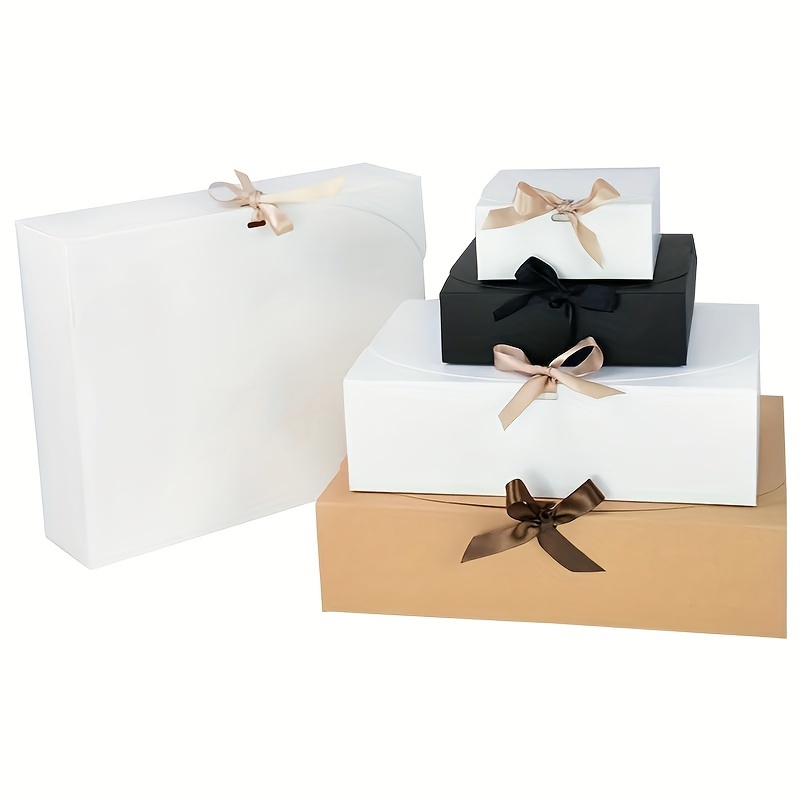 

Elegant Paper Gift Box For Weddings, Birthdays, Showers & Christmas - Business Stores & Parties