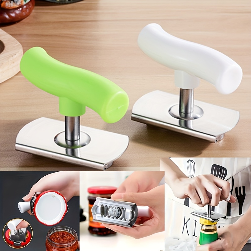 1pc Effortlessly Open Cans And Bottles With Stainless Steel Opener - Perfect For Restaurant And Hotel Kitchens.