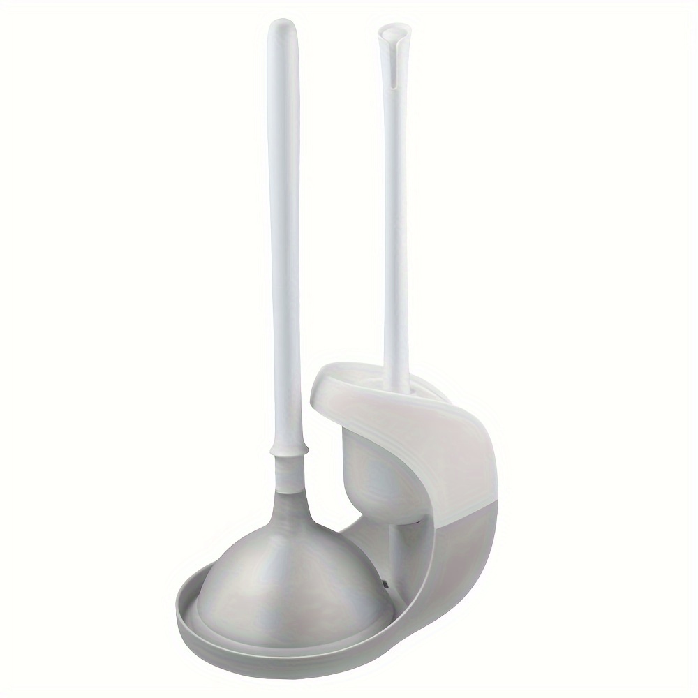 

Toilet Plunger And Brush, Bowl Brush And Heavy Duty Toilet Plunger Set With Ventilated Holder