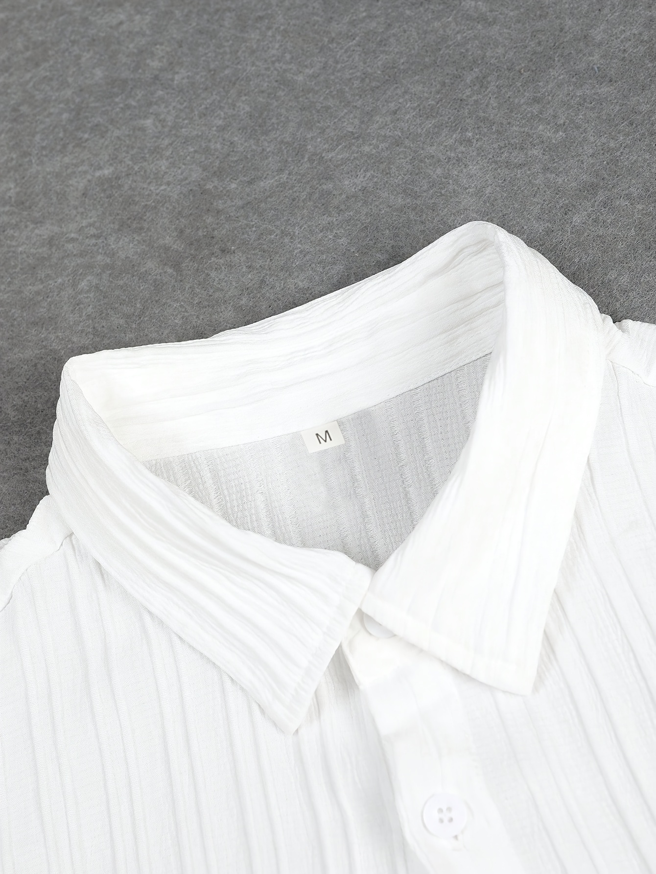 Men's Striped Casual Short-Sleeve Shirt + Casual Drawstring Lined Long Pants 2pcs Set with Elastic Waistband for Holiday Leisure Outings