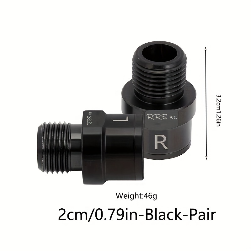 Rrskit Bicycle Pedal Extender - Pedal Axle Crank Extension