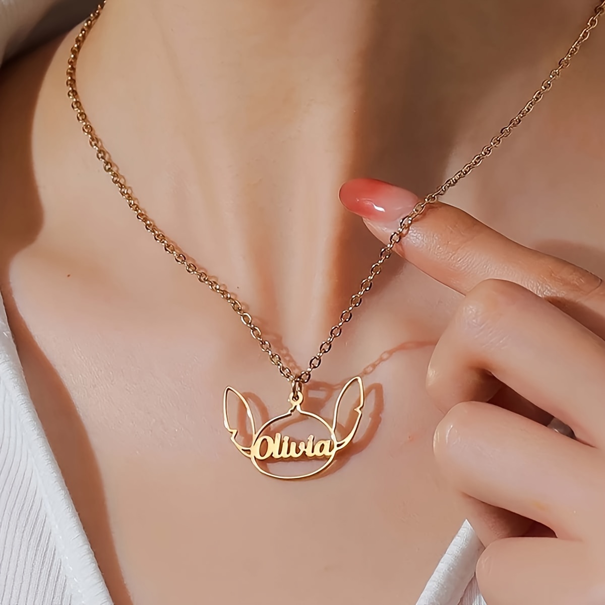 

Personalized Pendant Necklace, 18k 304 Steel, For , For , Women' Jewelry