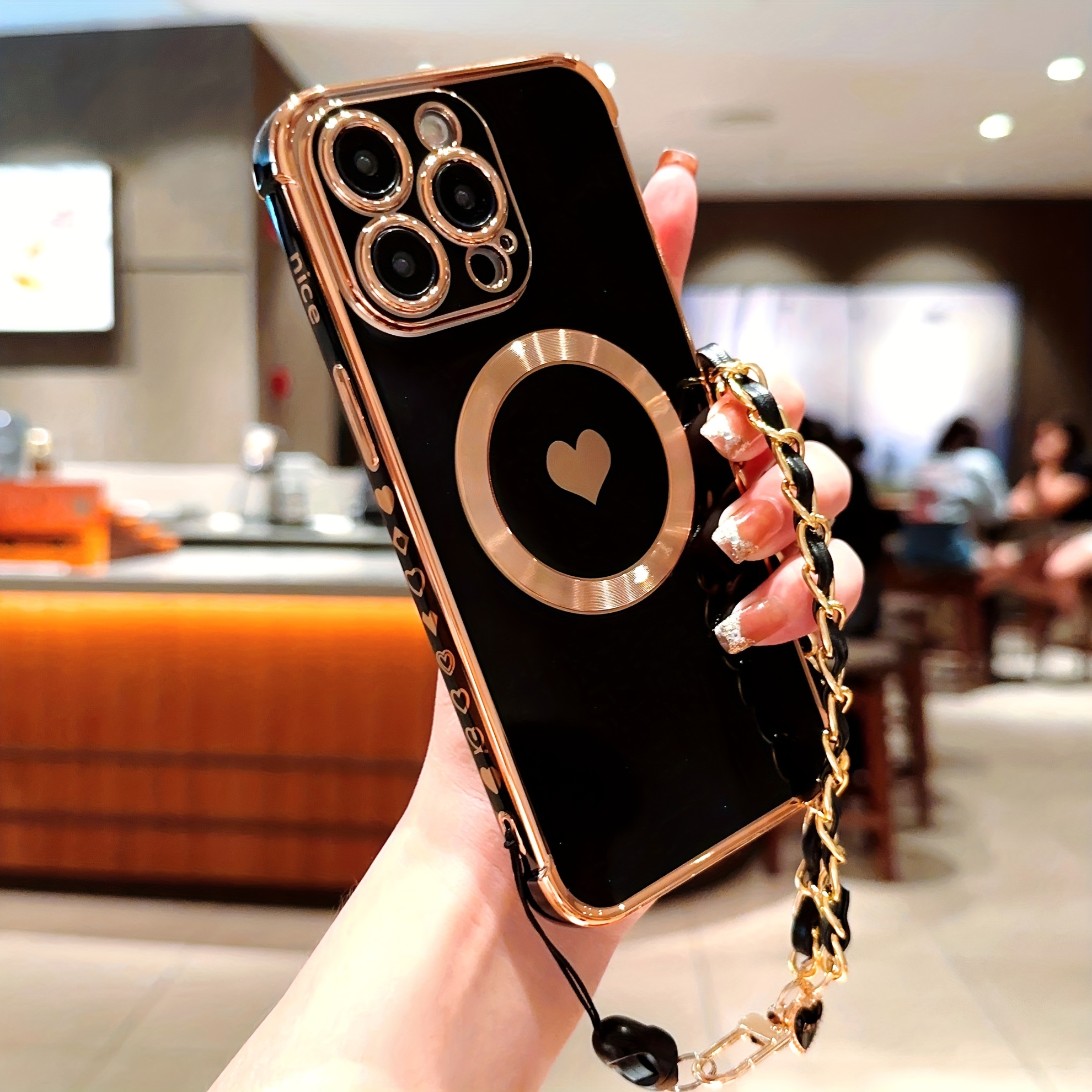Fornura Allingrosso Custodia Telefono Con Porta Collana A Tracolla IPhone 15 Pro Max 14 13 12 11 Cover In Silicone Liquido Con Cordino Da Greatwallyc, 2 € | DHgate