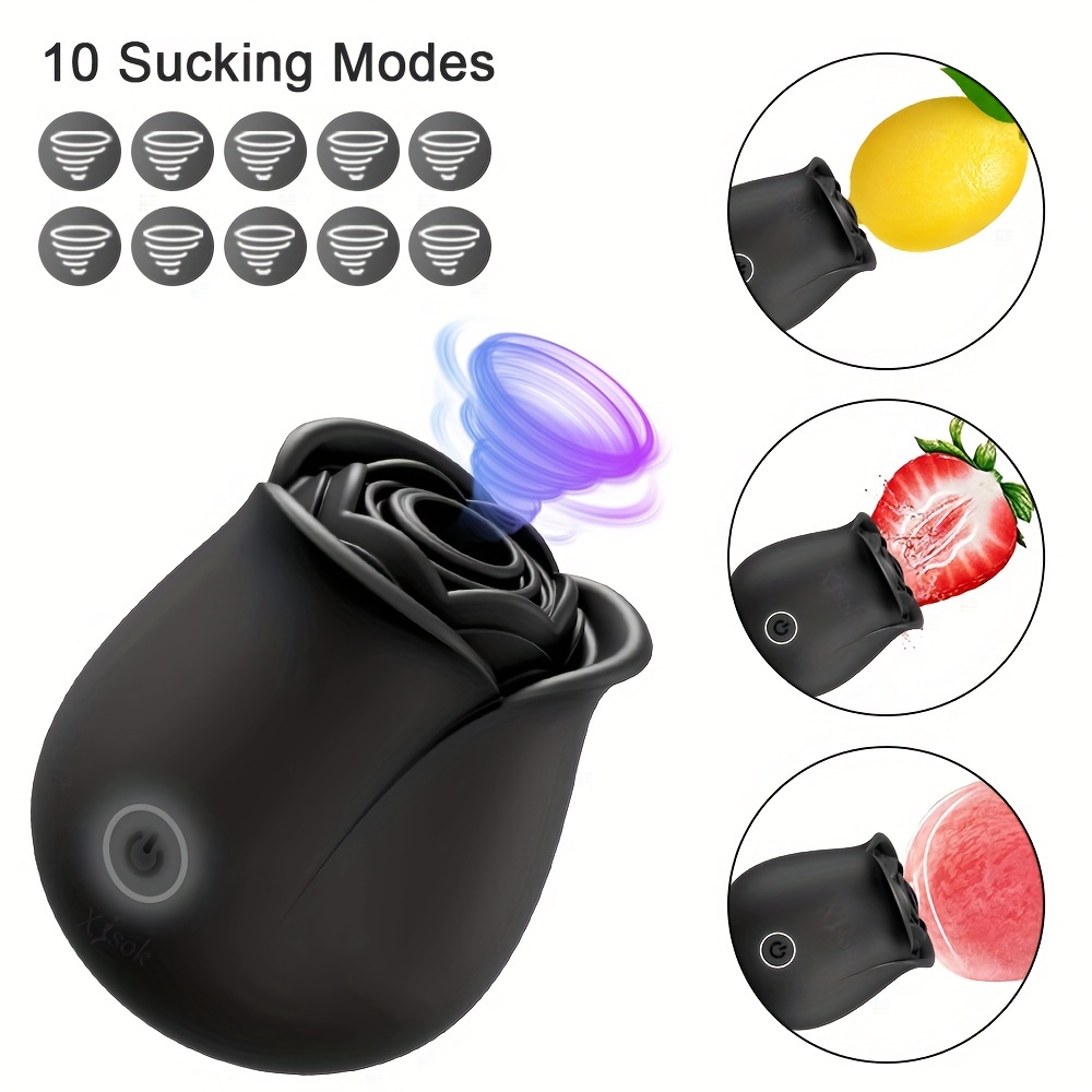 rose sucking vibrating toy adult products female