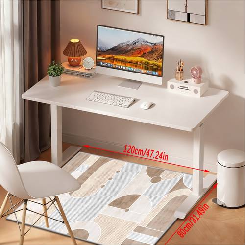 1pc of style luxury minimalist office chair mat soft and comfortable floor protection mat for hard floors machine washable office furniture decorative mat