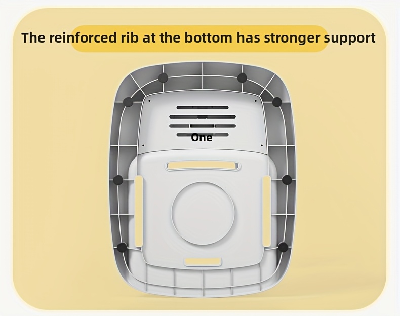 Adjustable and Foldable Bath Stand with Anti-Slip Base, Duck Design, PP Material for Ages 3 to 6 - Safety Bathtime Helper for