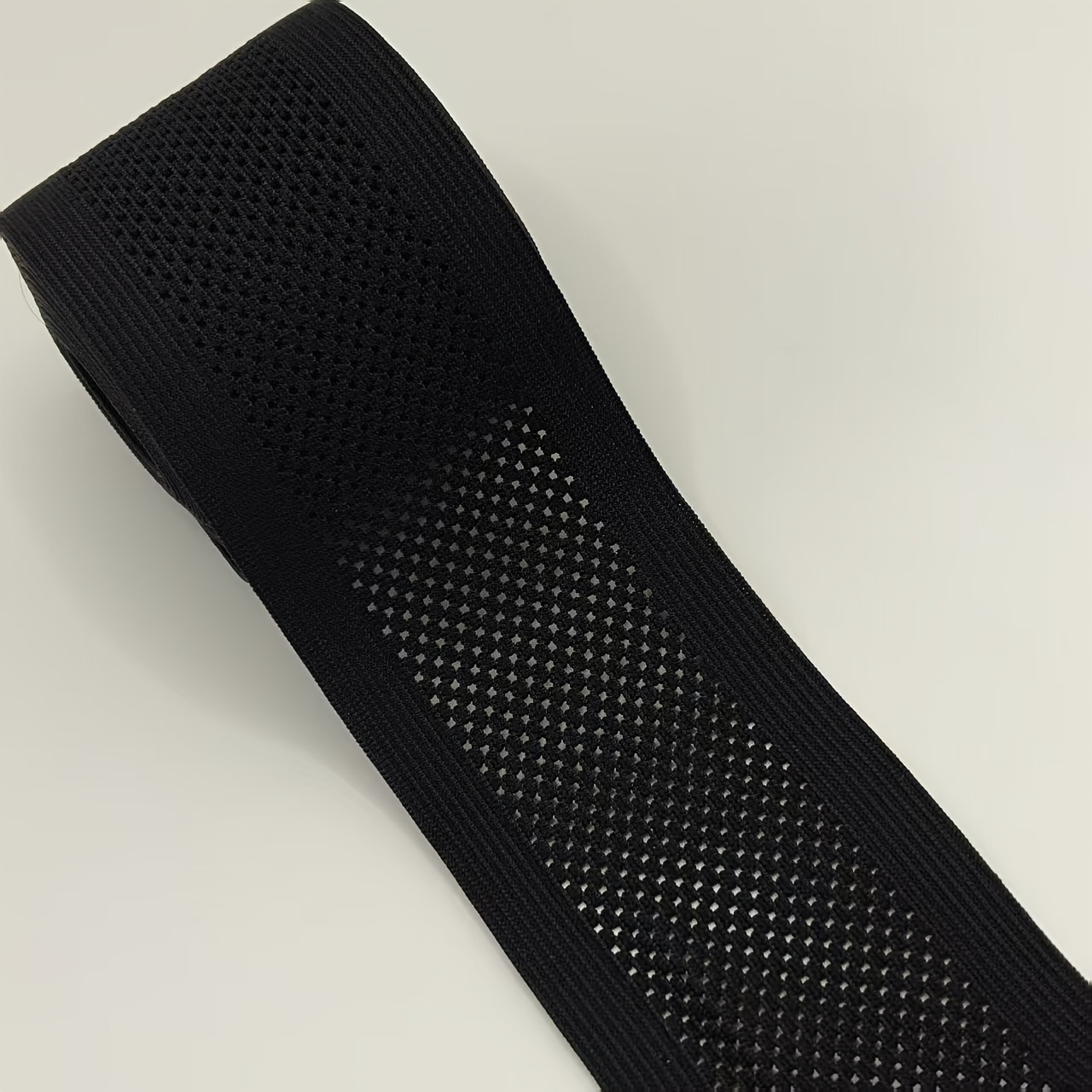 TEMU 1.3 Yards/47 Inches/118cm Black And White Elastic Band, Elastic Webbing For Sewing Crafts, Holiday Party Decorations. Suitable For Headbands,