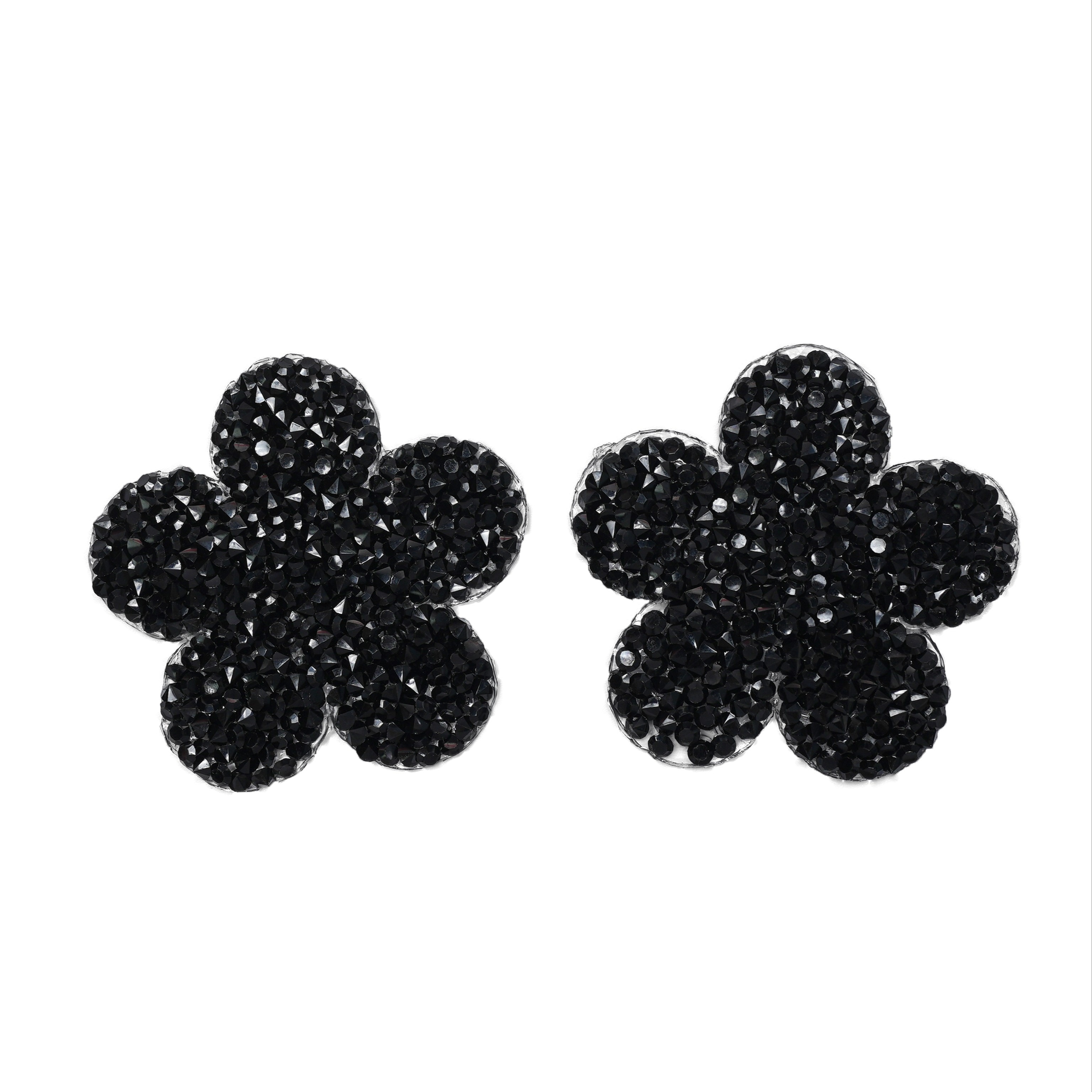 

Lot de 2 Écussons Noirs à Repasser pour Vêtements, Sacs & Chaussures - Appliqués de Mode DIY avec Accents de Strass, Embellissements de Couture pour Vestes, Jeans, Sacs à Dos, T-Shirts et Chapeaux