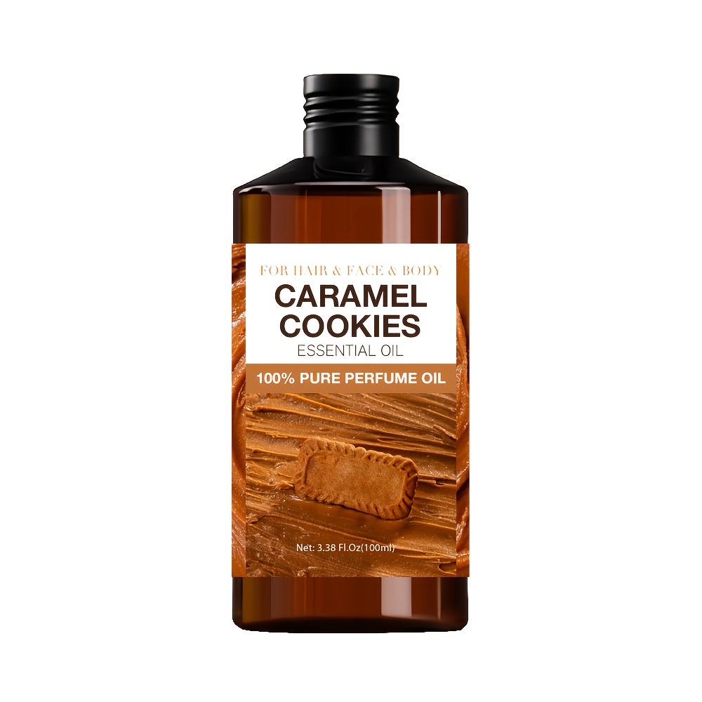Image of Caramel Essential Oil - 100ml/ 3.38fl.oz - Perfume Oil - Care Grade For Nail, Hair & Skin Care, Massage, Moisturizing Massage Essential Oil For , Meditation, Fragrance Oil