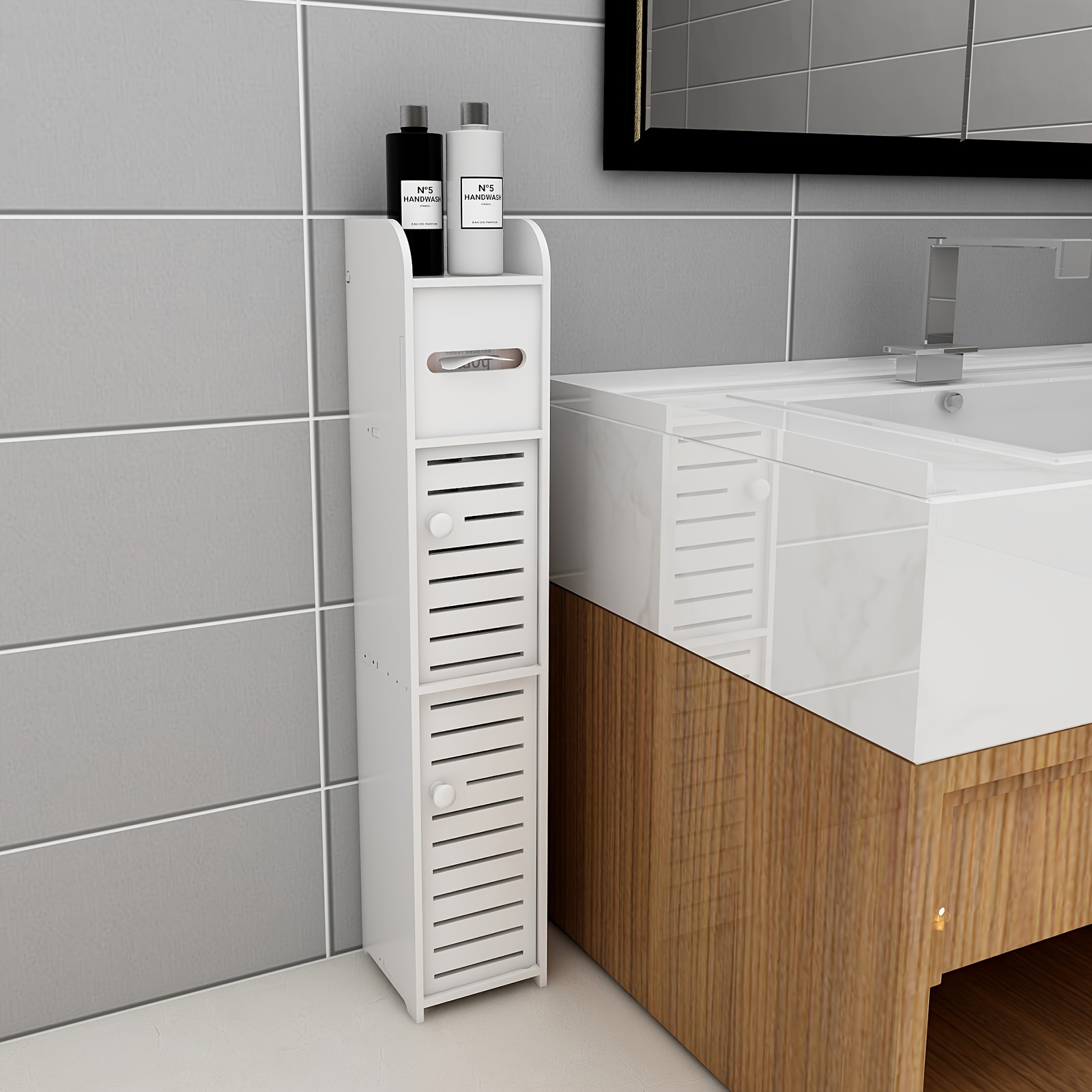 

Bathroom Storage And , Bathroom , Bathroom , Pp , Bathroom Furniture , Toilet , 17*15*78 Cm