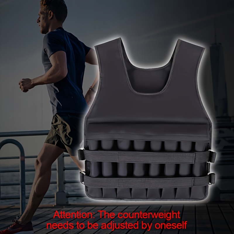 1pc Adjustable Weight Bearing Jacket For Men And Women, Running Breathable  Weight Bearing Sandbags, Fitness Weight Bearing Vest