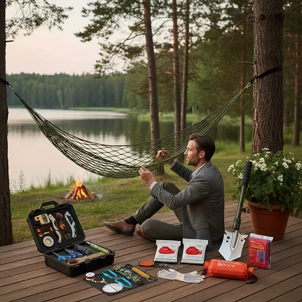 30pcs Heavy-Duty Outdoor Survival Gear Kit