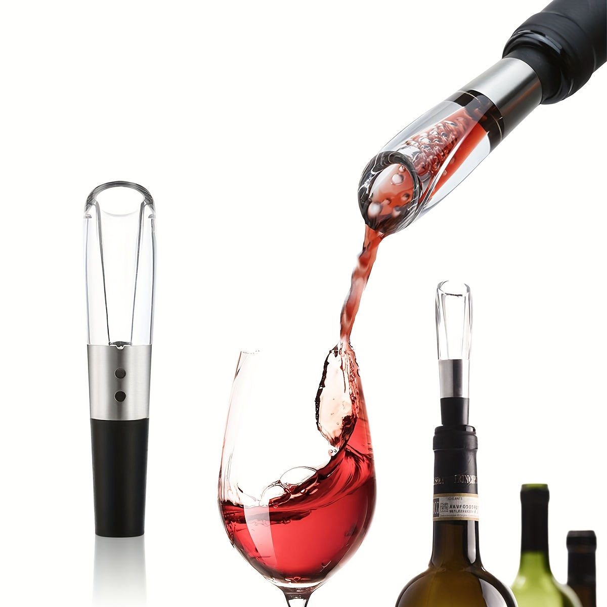 1pc Decanter Vino Magico Vino Rosso Aerazione Versatore - Temu Switzerland