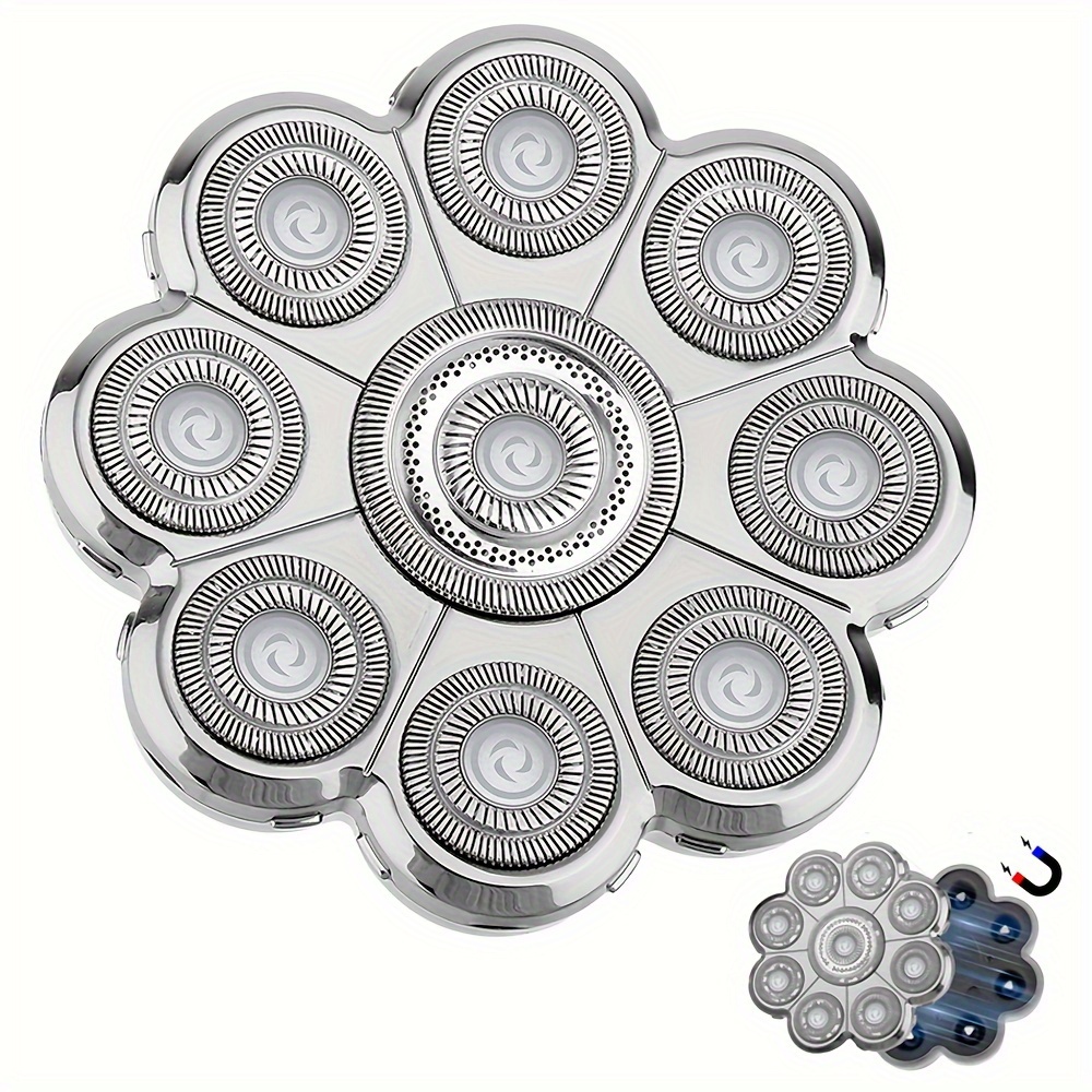 TEMU Replacement Heads For Men's Electric Shavers, Including Floating And Additions For A